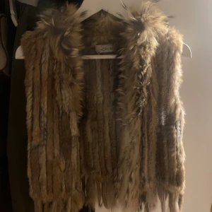 Pälsväst  - Pälsväst i en riktigt snygg färg 