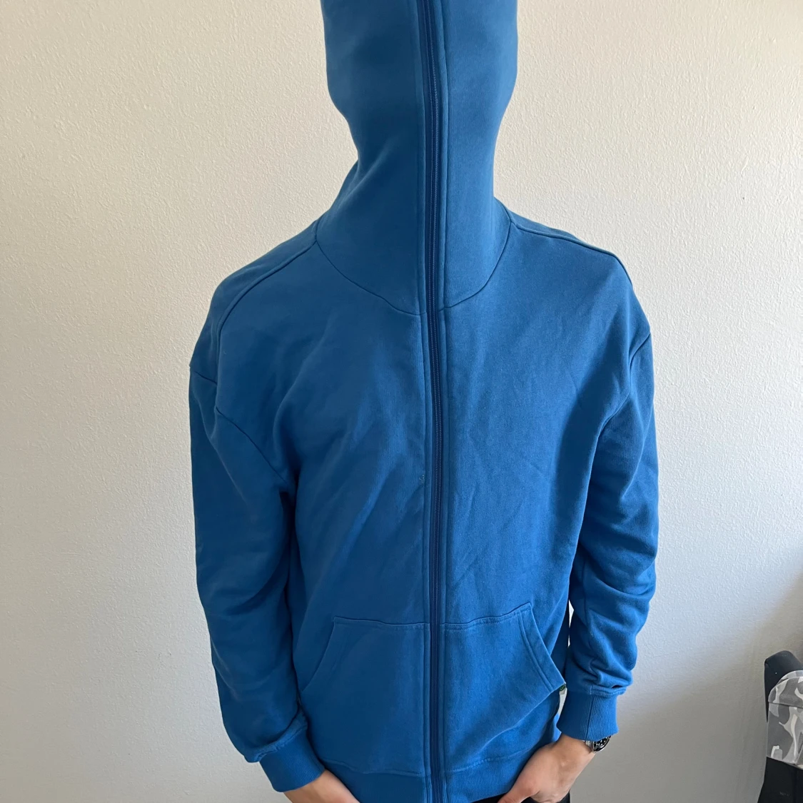 Blå fullzip Kofta - 91