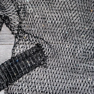 Nät tröja  - Oanvänd med pärlor på. Snyggt med ett linne under eller topp 