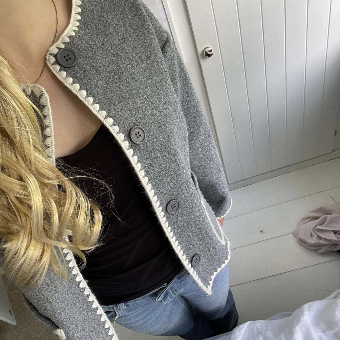 Grå kofta från Ryvls  - 91