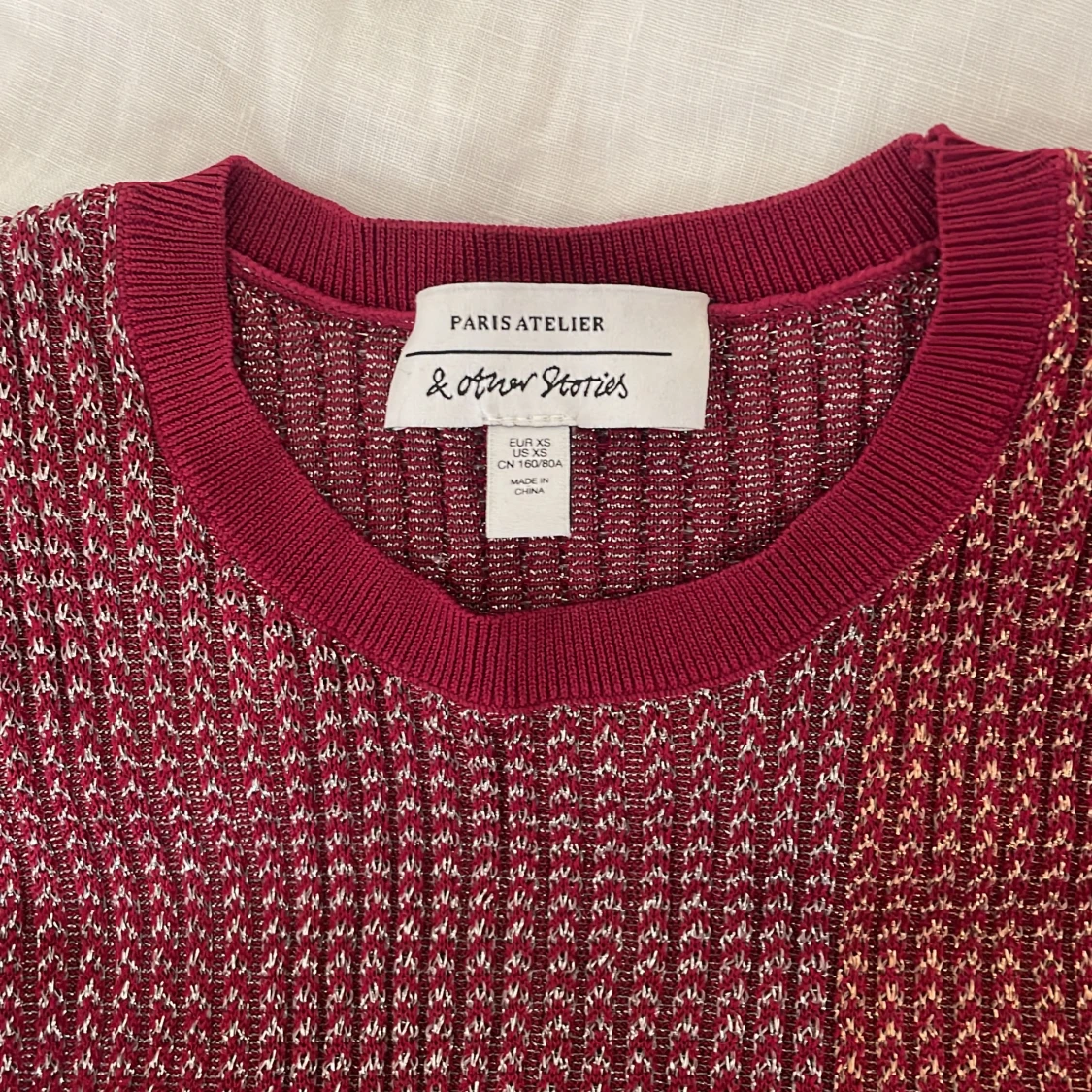 Glittrig långtröjs