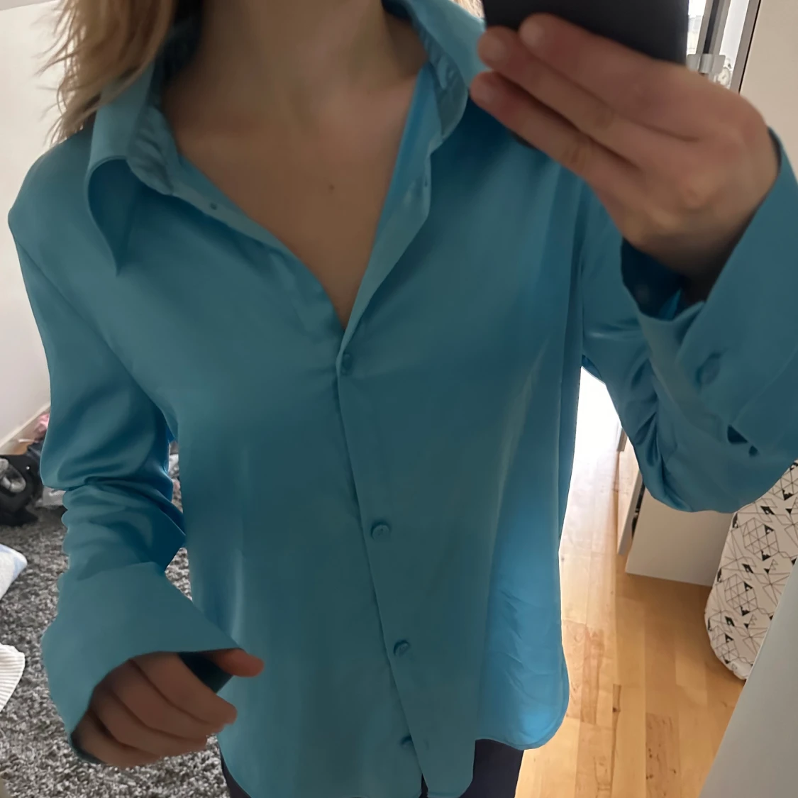 Satin blus