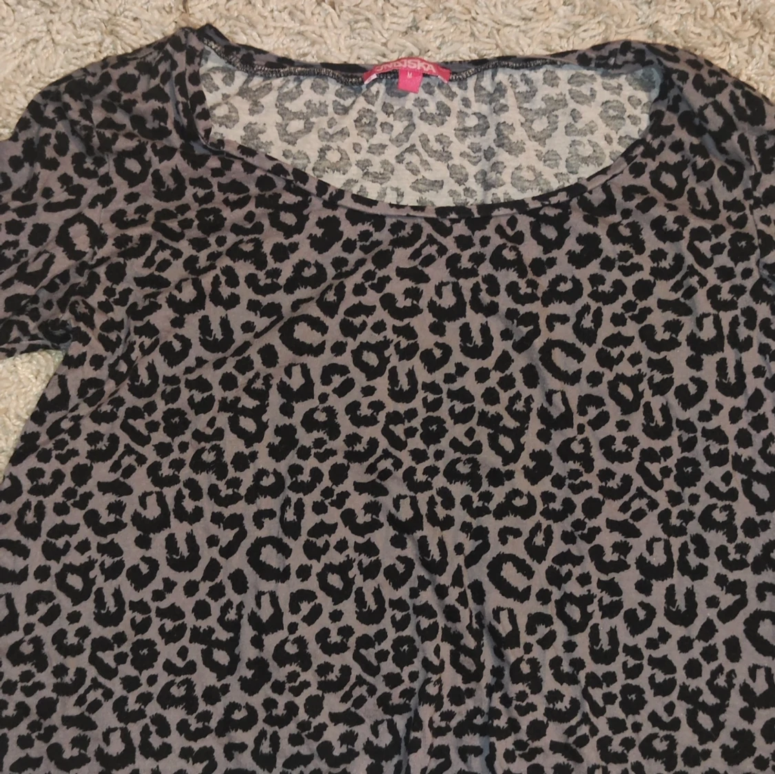 Leopard mönstrad tröja  - 90