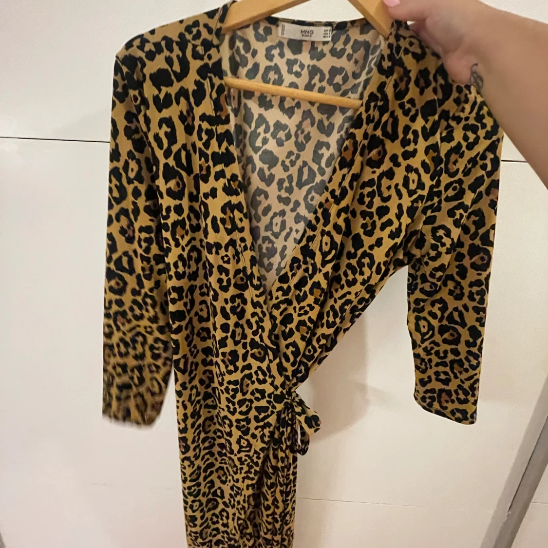 Klänning leopard 