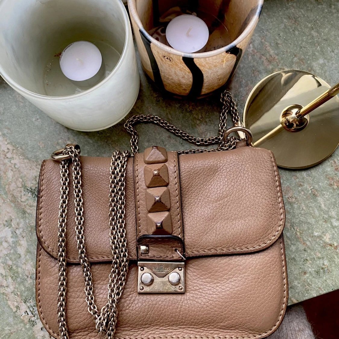 Valentino Rockstud Glam Lock bag