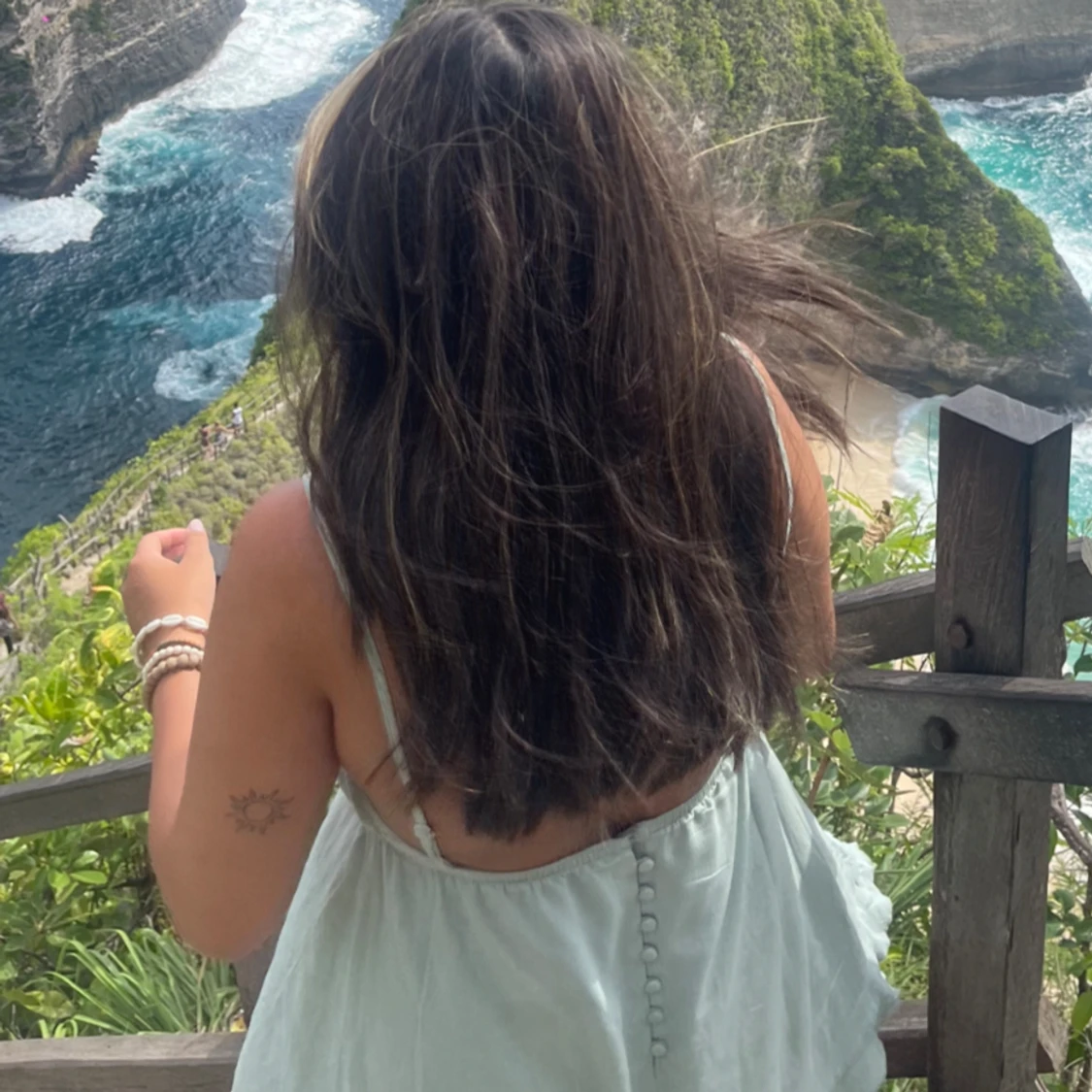 grön klänning - 90