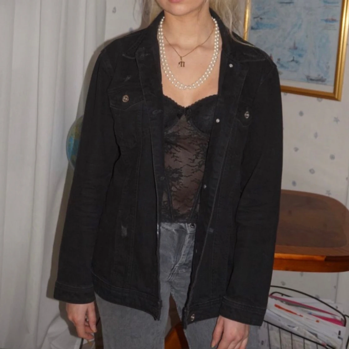 Jeansjacka - 90