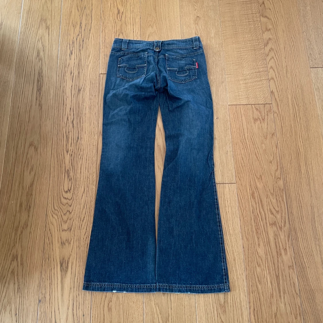 Lågmidjade bootcut jeans - 90
