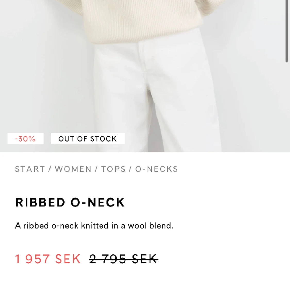 Slutsåld soft goat tröja