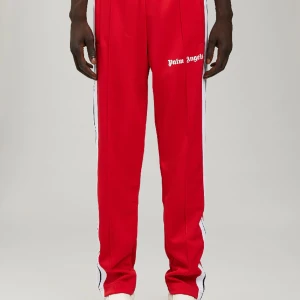 Palm angels trackpants Röda - Säljer dessa ÄKTA röda Palm angelsbyxor  Skicket är 9/10  Storlek S  