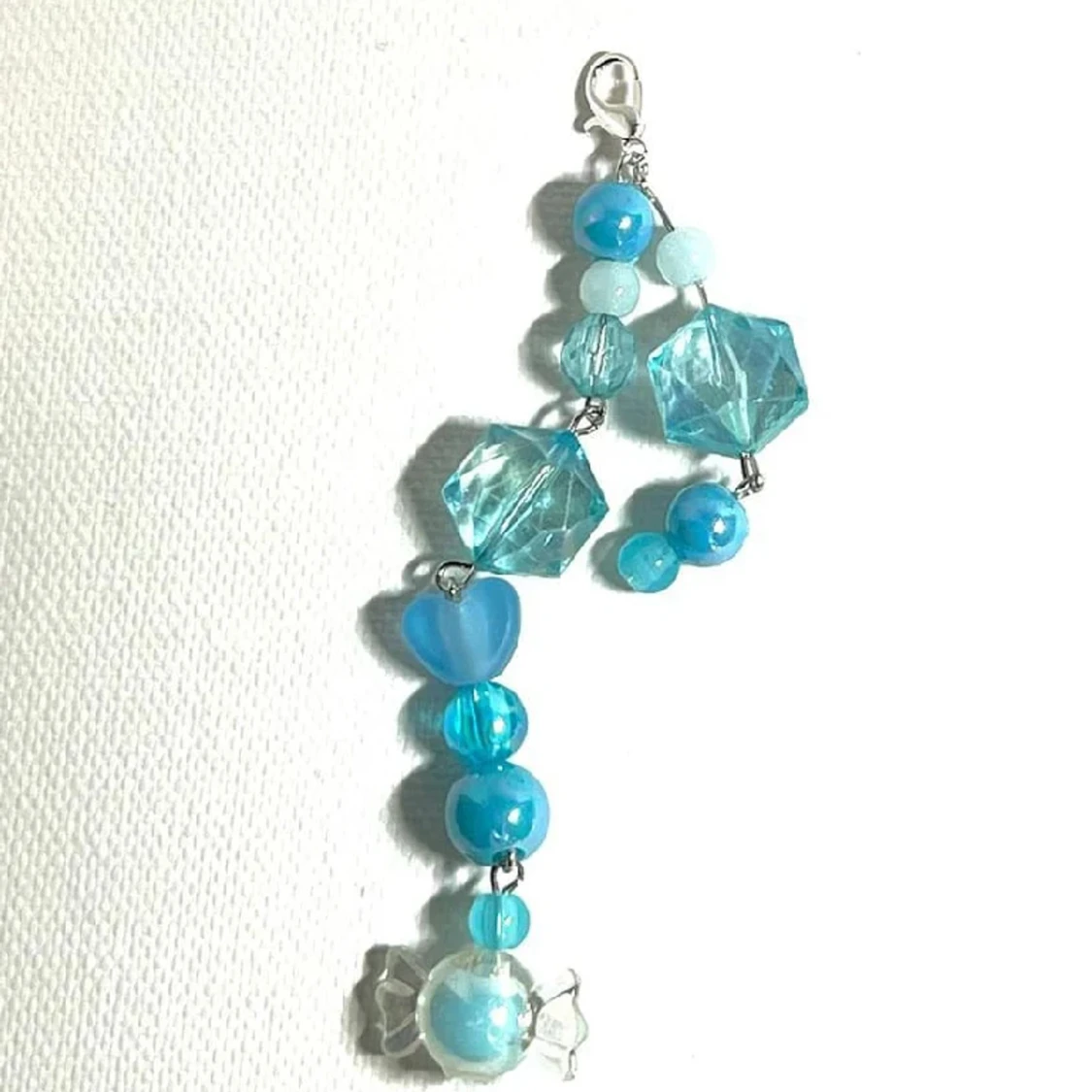 Blå nyckelring - 90