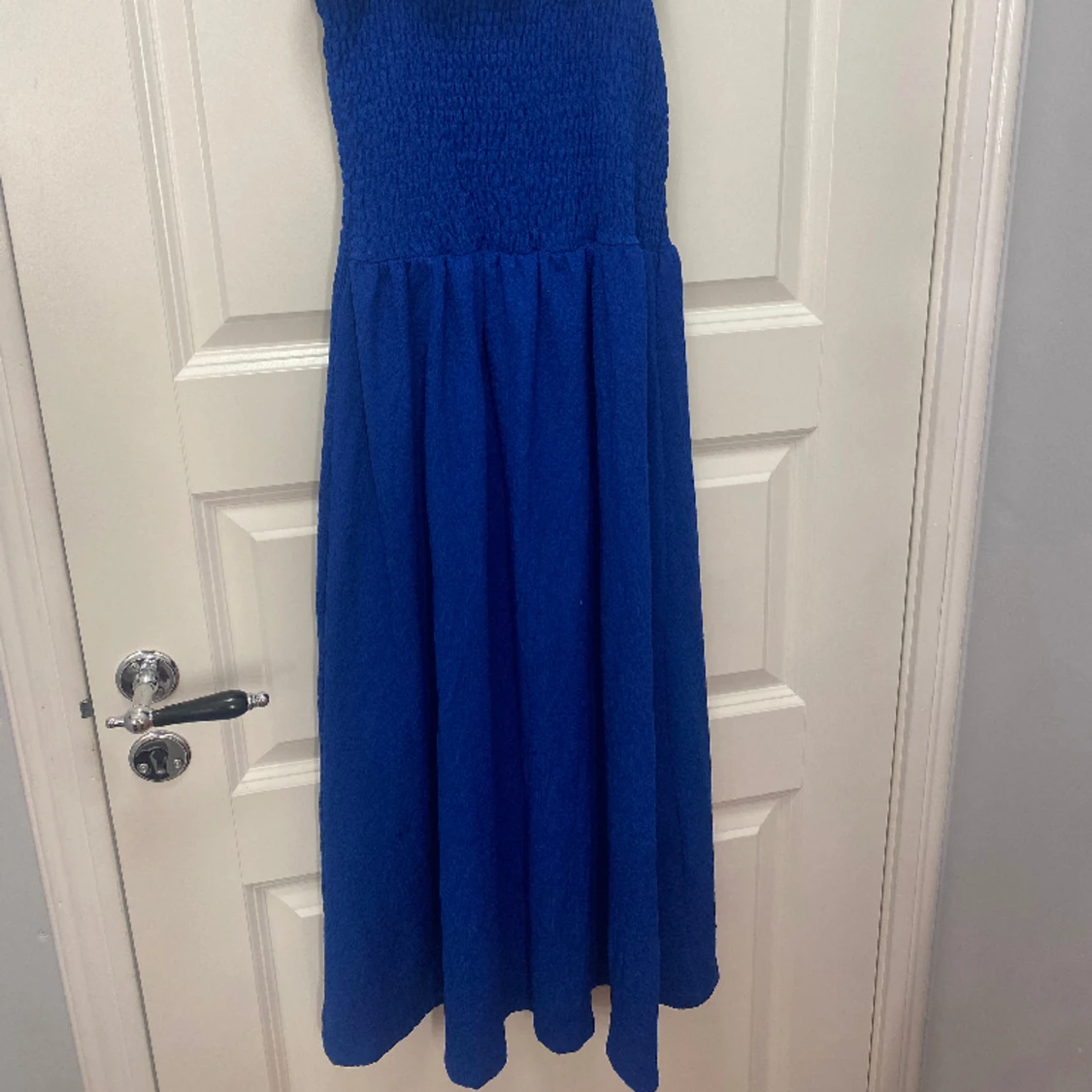 Mörkblå långklänning  - 90