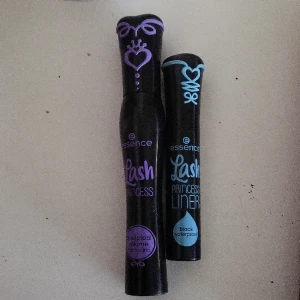 Essence mascara, and eyeliner  - Helt oanvända essence mascara och eyeliner från lykos sminkbutik. 50 kr st, båda för 100