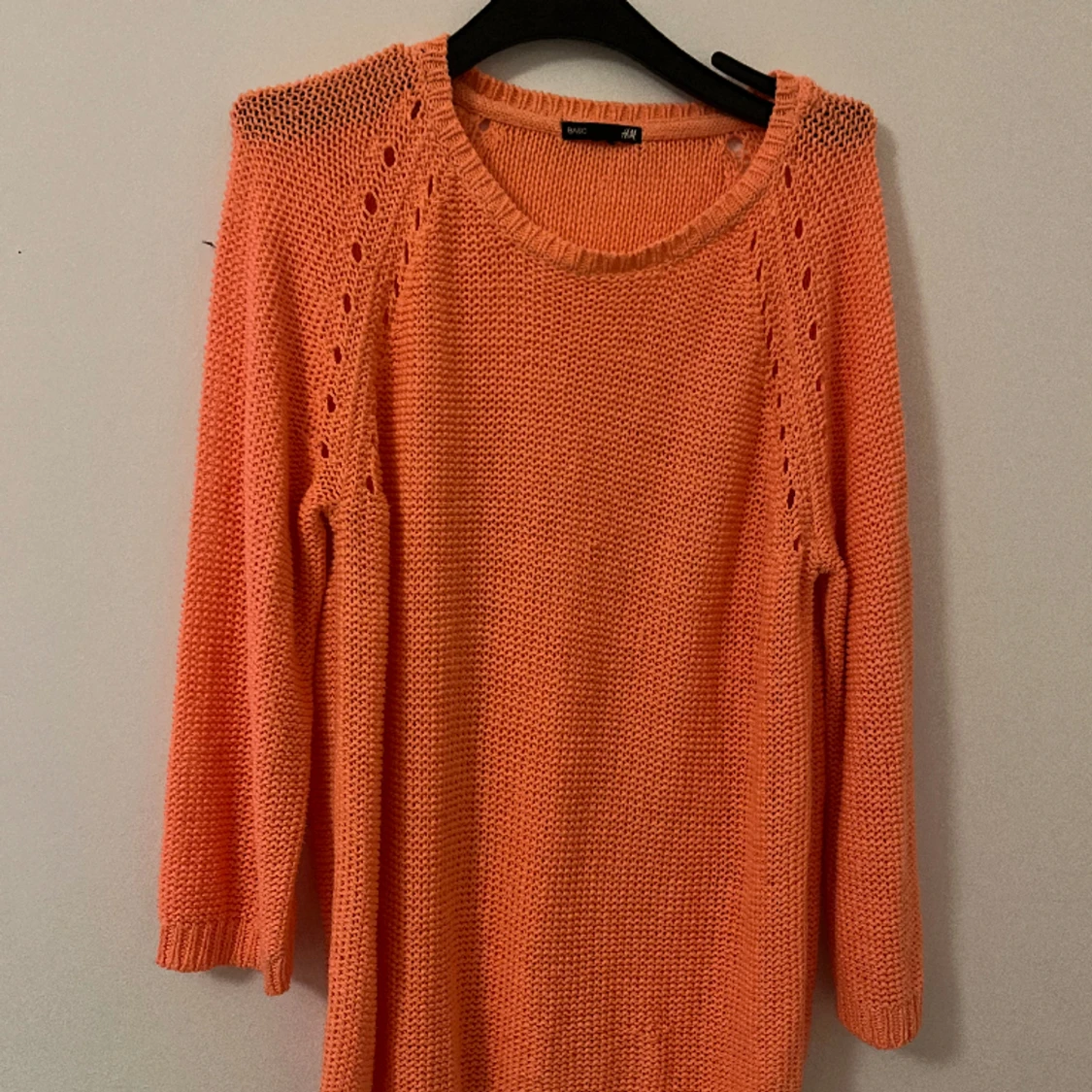 Orange hm basic tröja