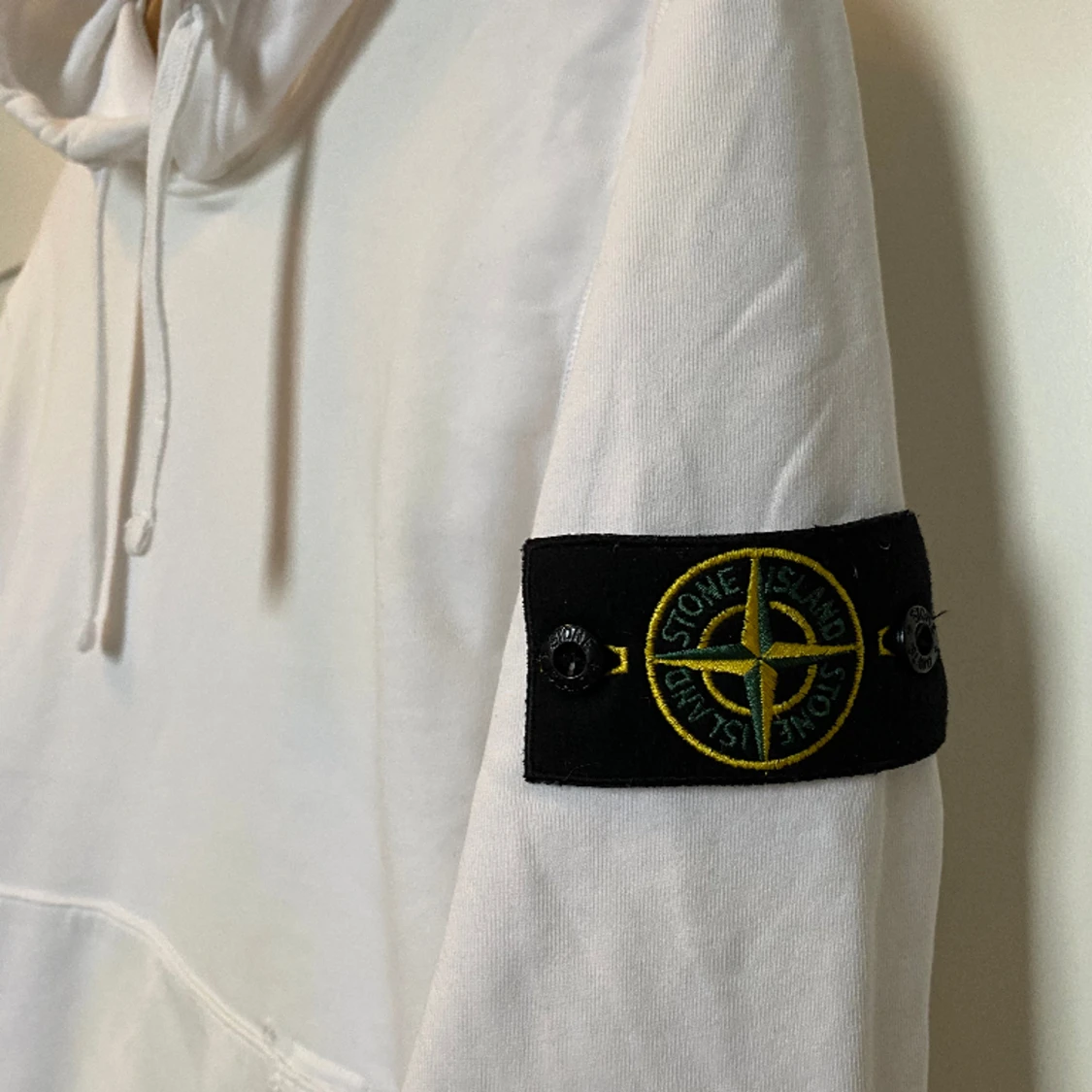 Stone Island Hoodie Vit - 90