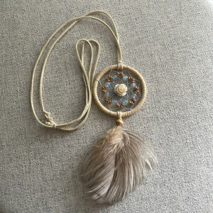 Dream catcher necklace  - Bohemian necklace  Dream catcher  