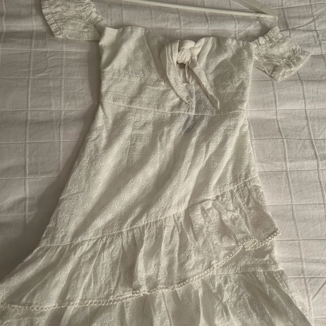 Vit miniklänning  - 90