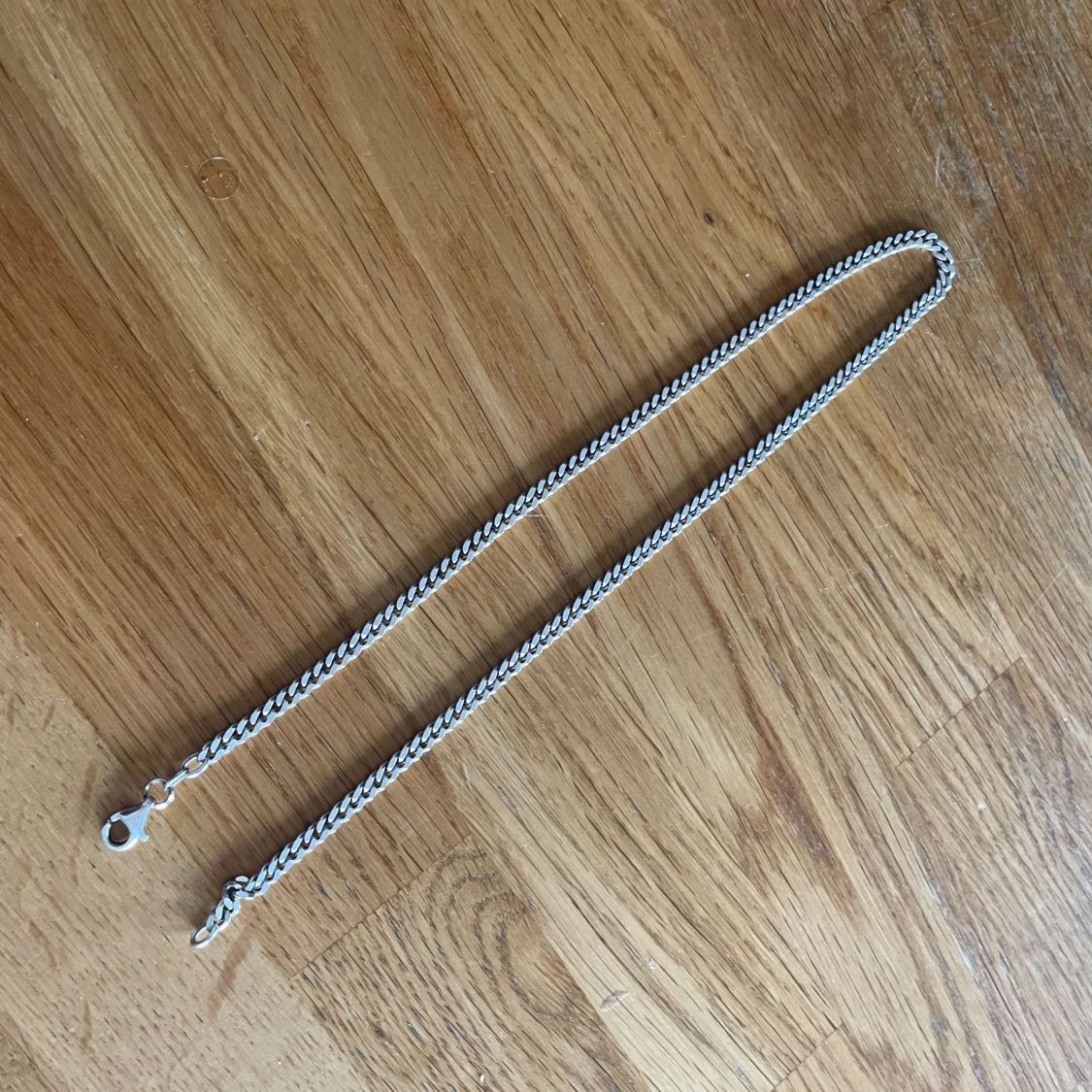 Silver halsband (äkta)  - 90