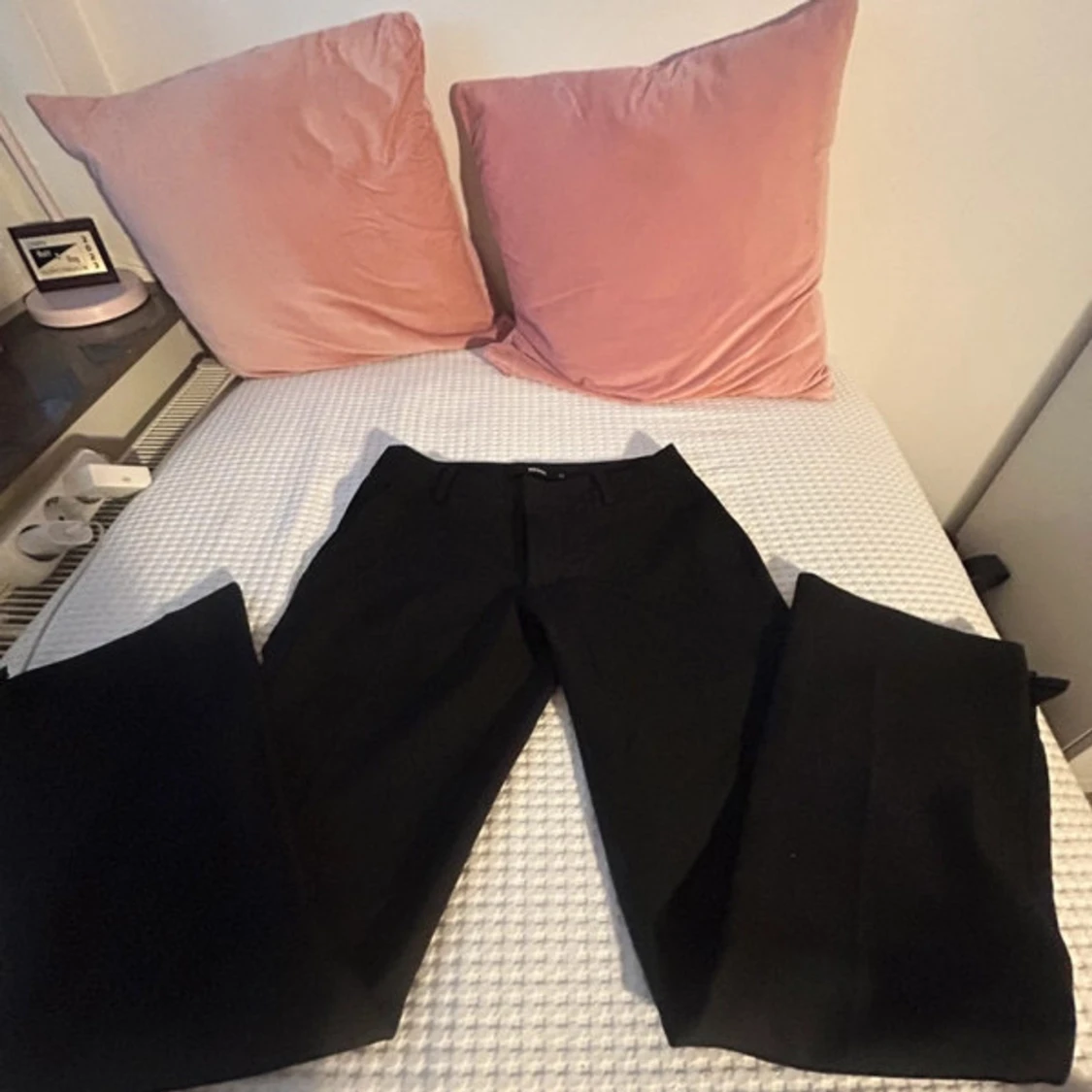 låg midjade kostym byxor