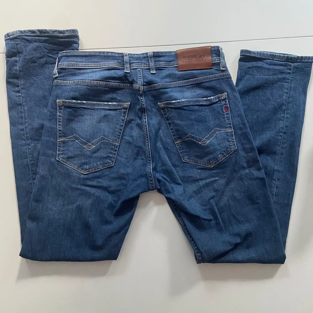Blåa replayjeans modell grover. 32/32. . Jeans & Byxor.