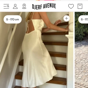 Djerf avenue midiklänning - Säljer denna drömmen från djerf avenue.  Använd 2 ggr.  Superfint satin material.  Originalpris 1799kr. 