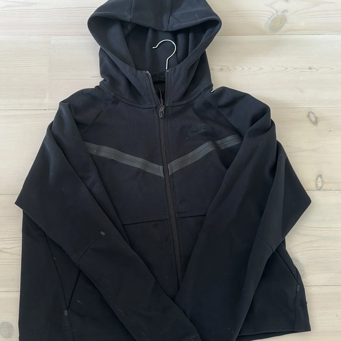 Svart nike tech hoodie 