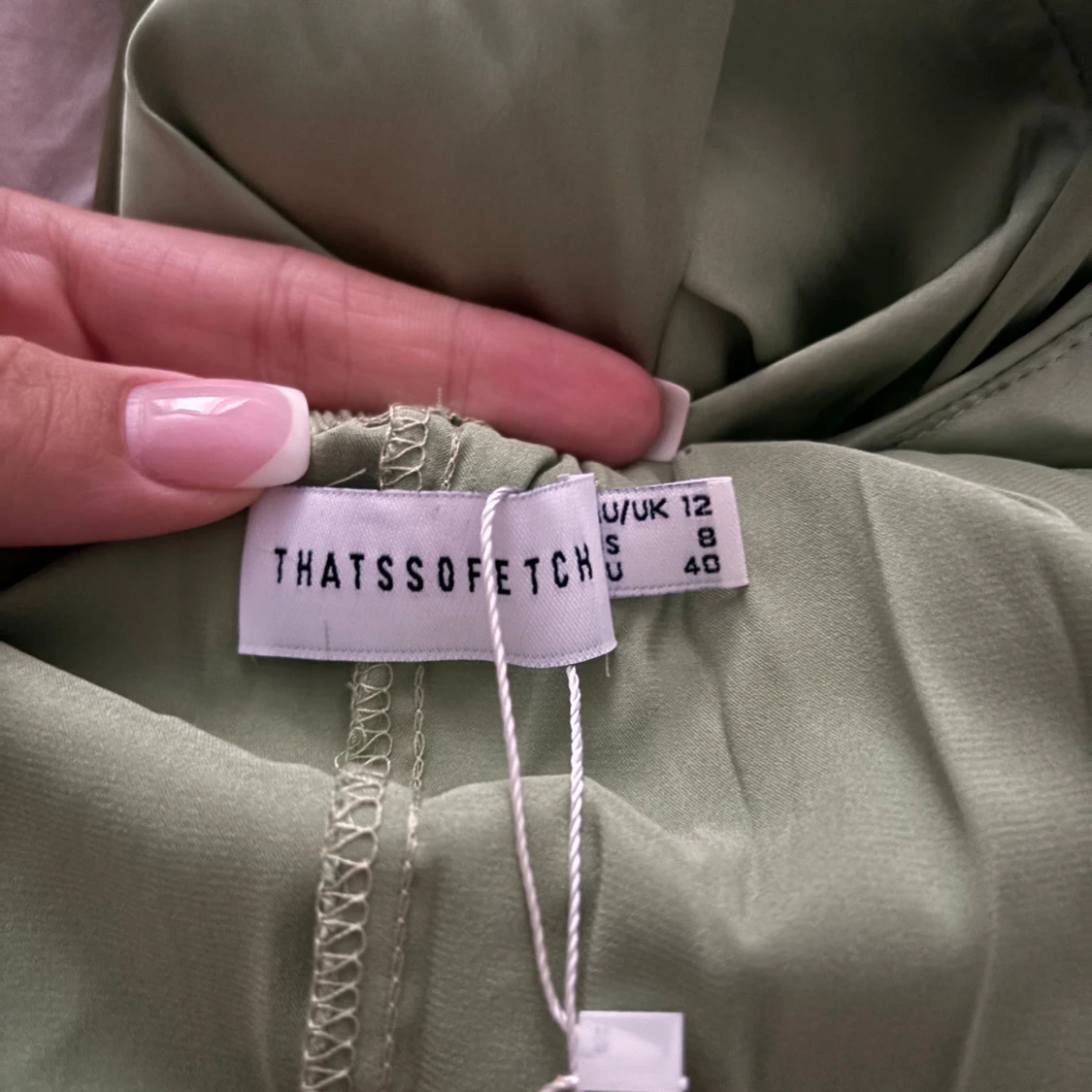 Grön långklänning  - 91