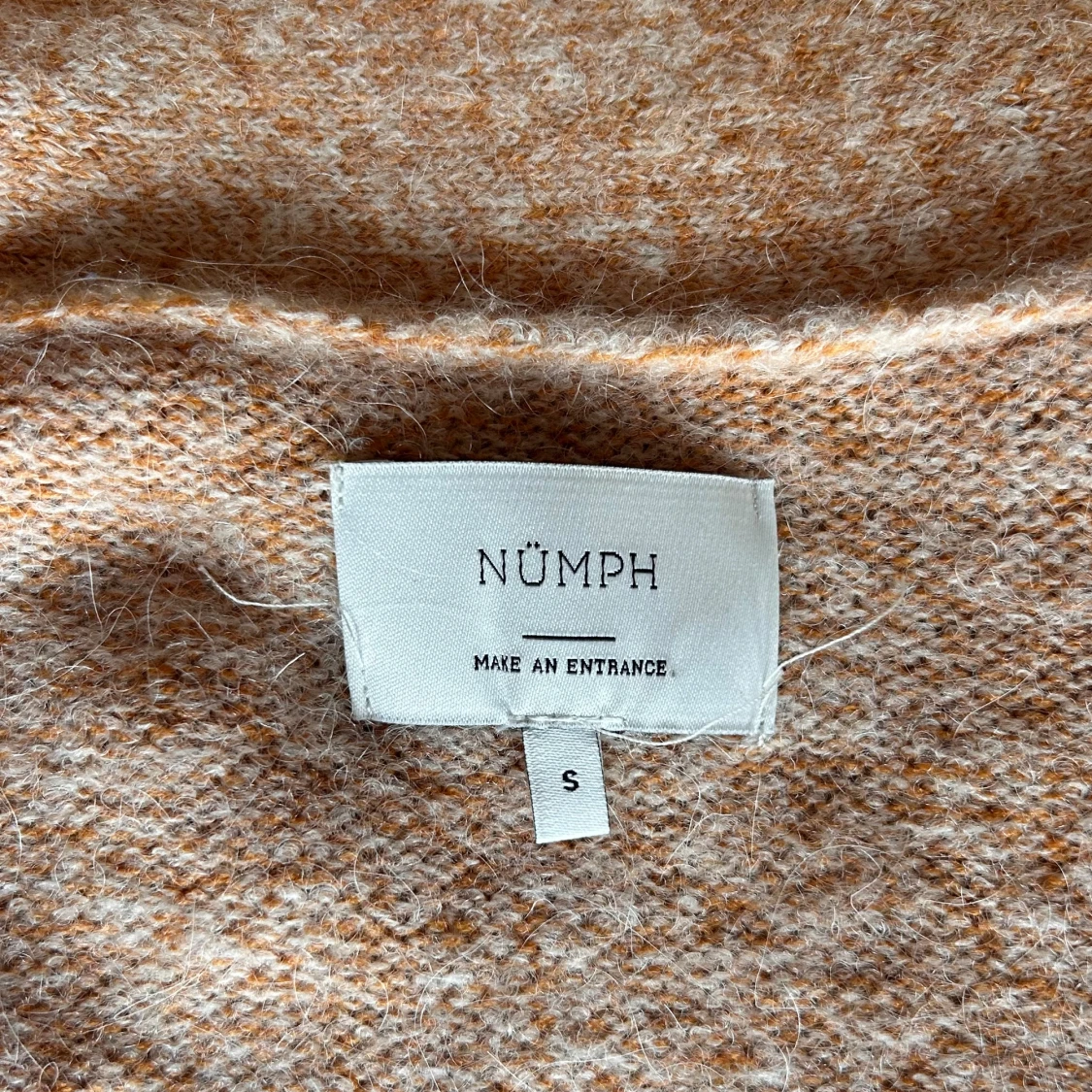 Ullkofta i rosa/beige - 91