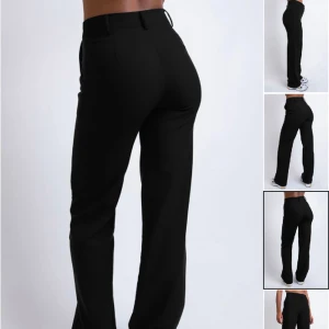 Kostymbyxor  - Säljer dessa svarta högmidjade kostymbyxor från madlady, stl 36. Aldrig använda 