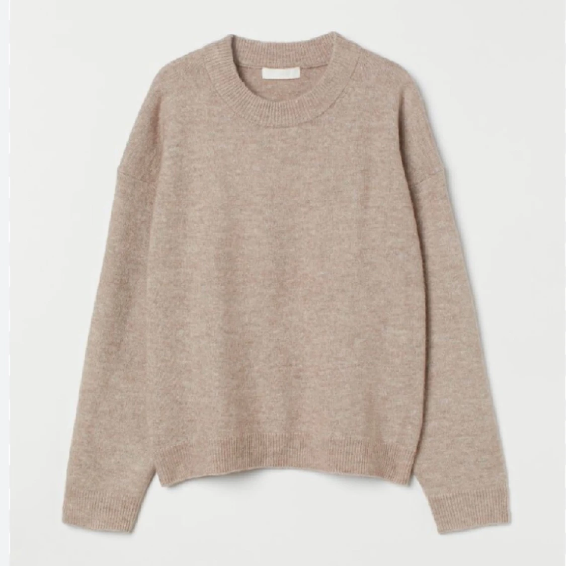 Beige stickad tröja