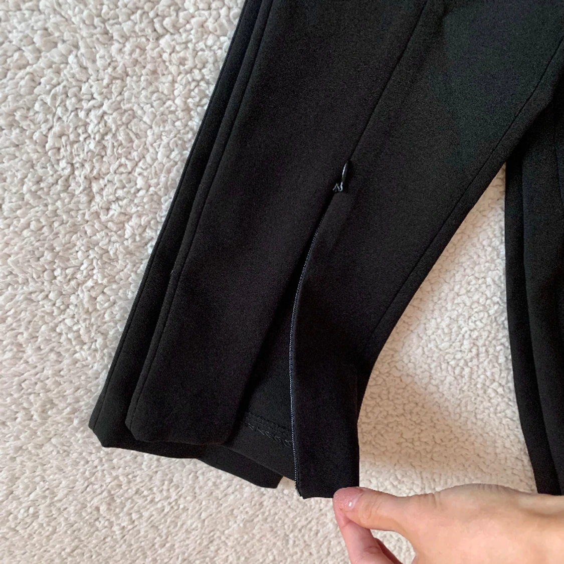 ZARA svarta kostymbyxor / stretch - 90