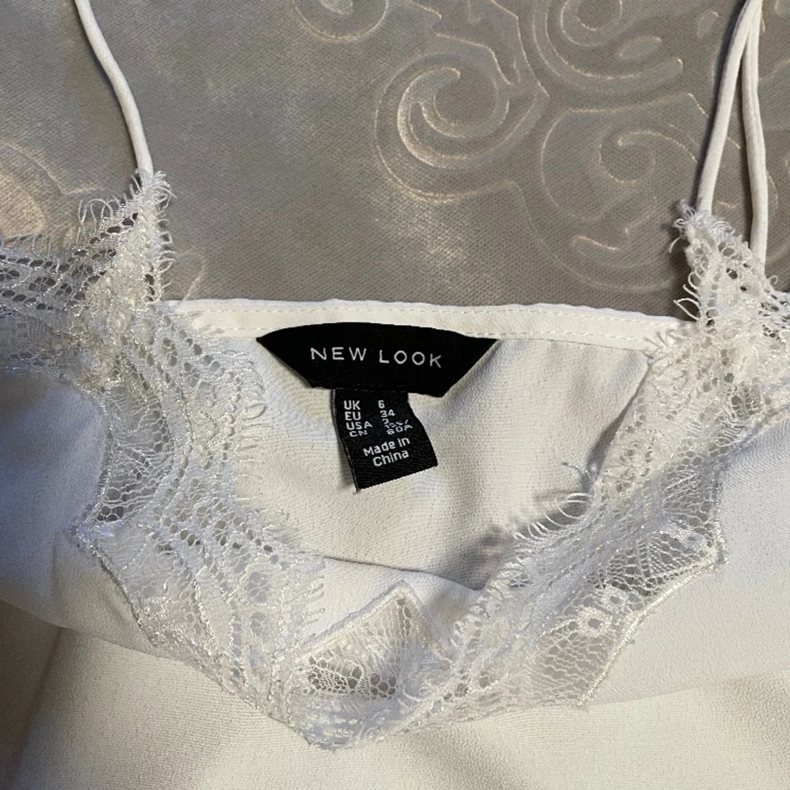 linne med spets - 90