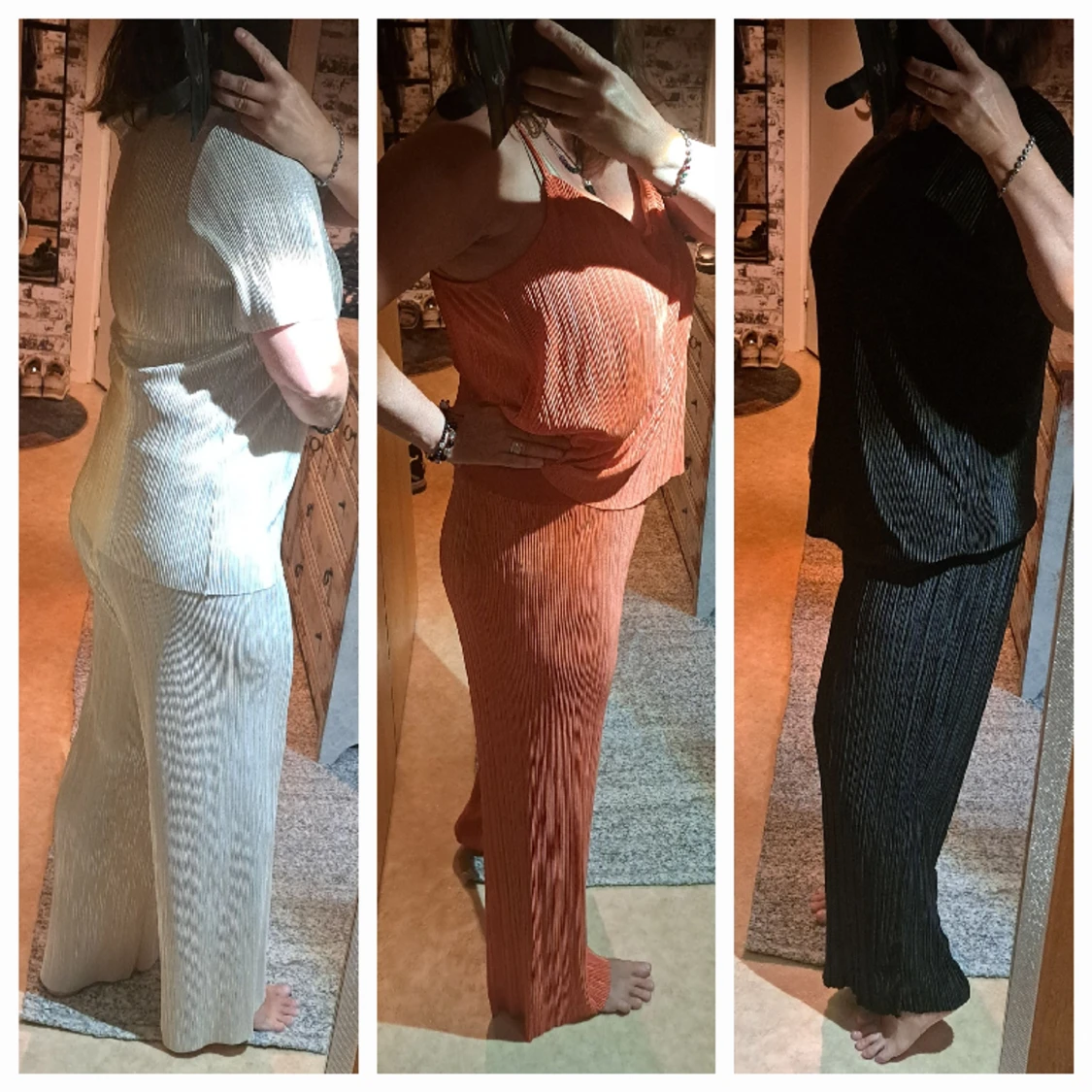 3 st set med linne å byxa - 90