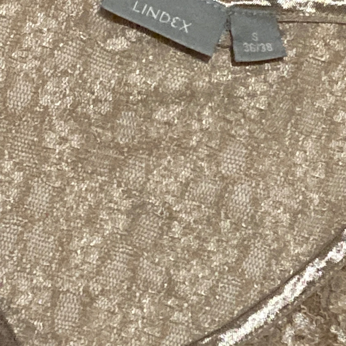 Spetstopp guldig genomskinlig  - 90