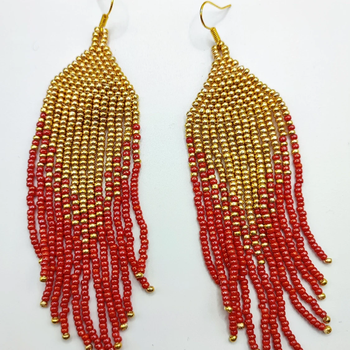 Handgjorda brinnande heta örhängen - 90