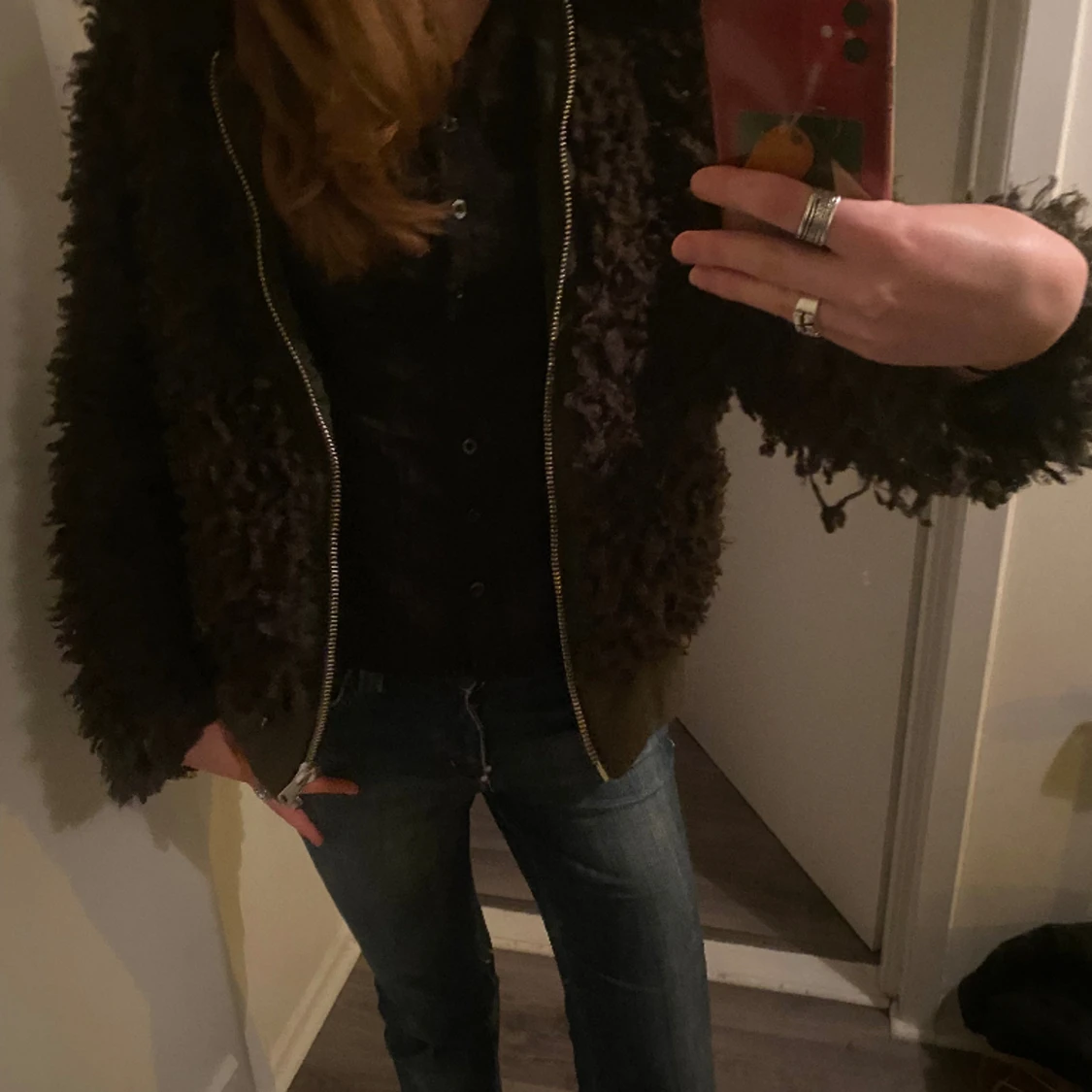 Grön Teddy-Jacka - 90