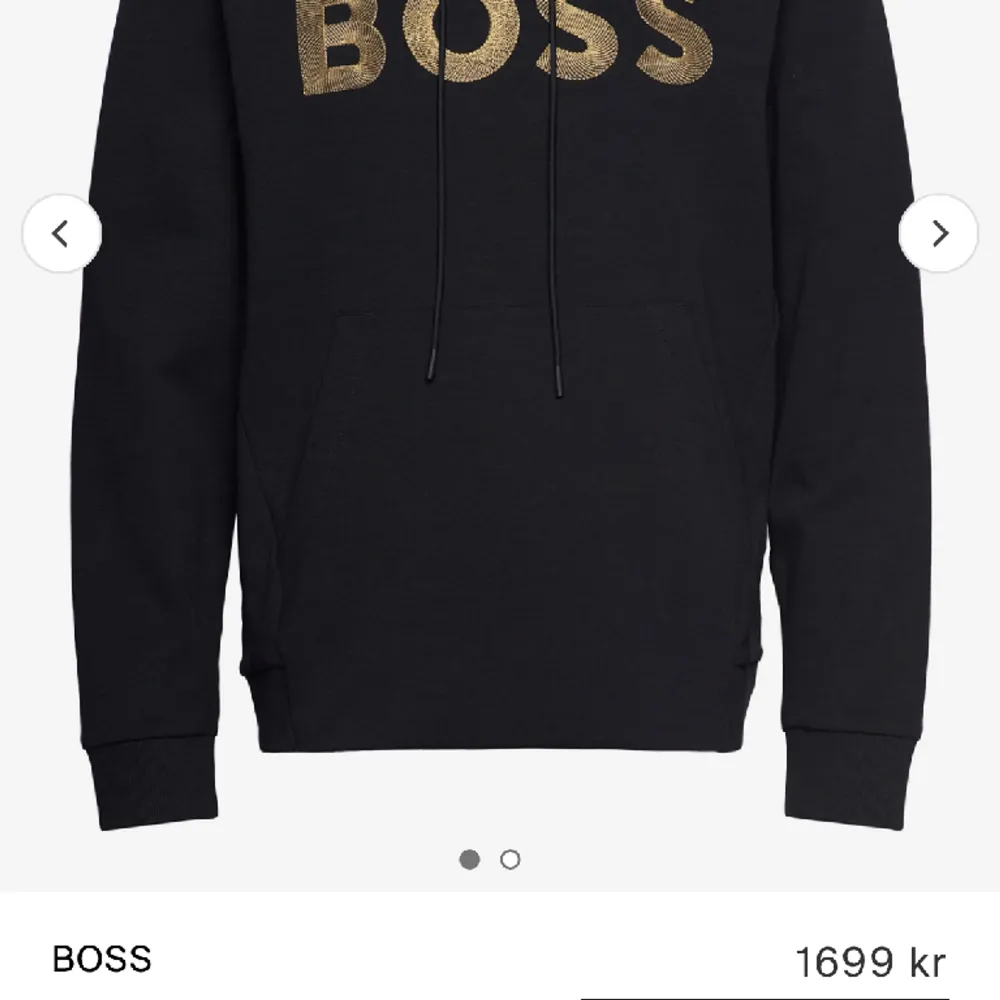 Helt ny Hugo Boss hoodie, lappen är kvar på. Storlek L. Nypris 1699kr! . Hoodies.