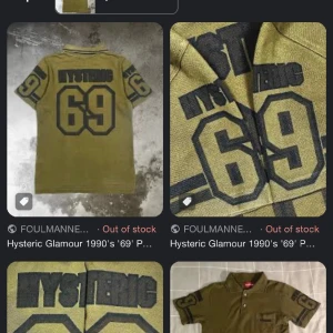 SÖKER HYSTERIC GLAMOUR 69 POLO - SÄLJER INTE 💭💭💭💰✅🚬 söker en sån här polo storlek M eller L kan betala en lax 🤫