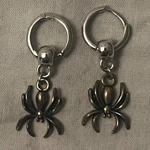 spindel örhängen  - Köpte från flying tiger i oktober, har inte använt de. !! säg till om du vill ändra priset !!