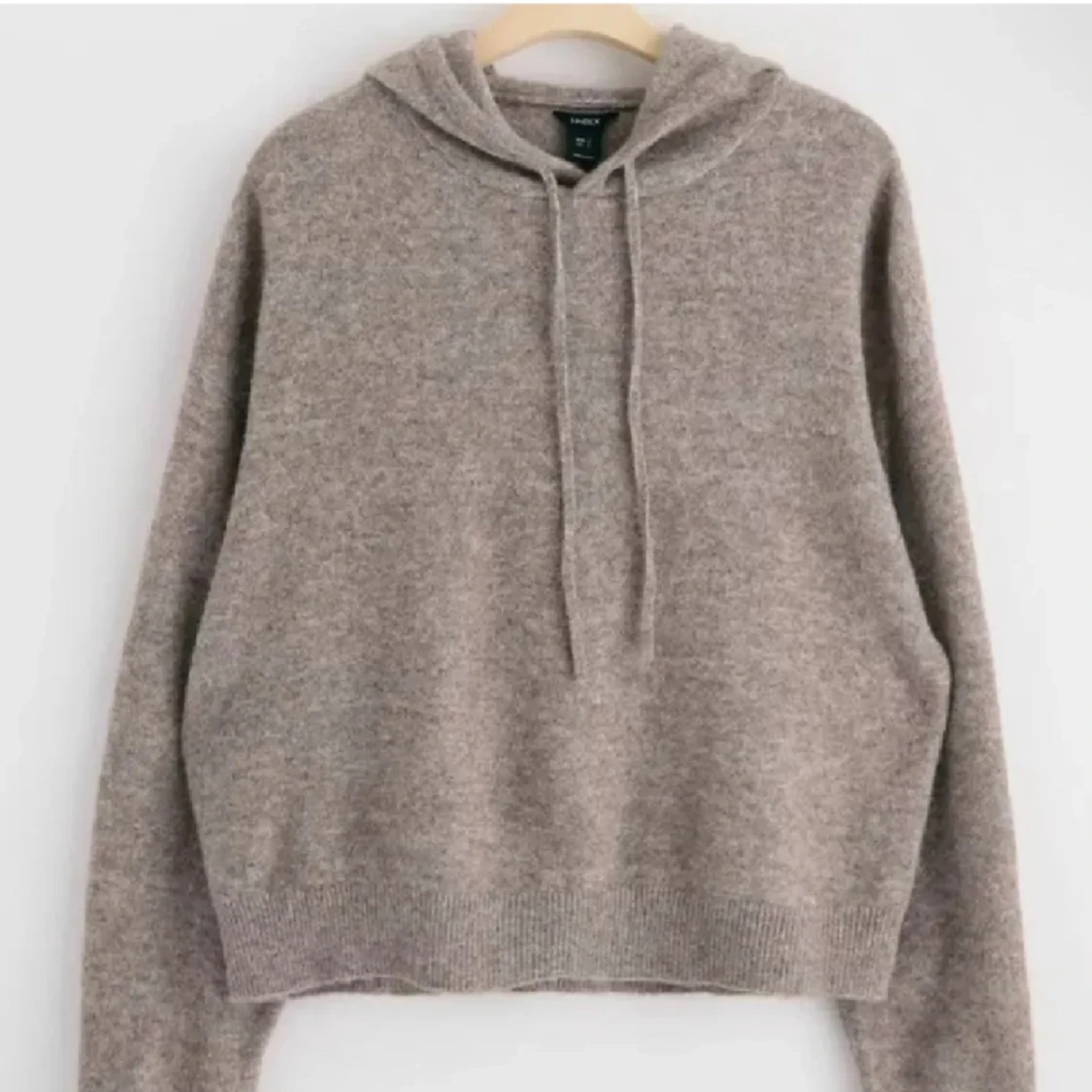 Stickad hoodie  - 90