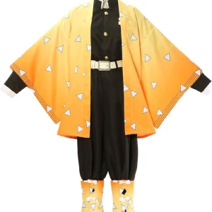 Zenitsu cosplay - Har inge bilder på cosplayen just nu men kan skicka bilder om det finns intresse. Rosett band grejset på ben grejorna är lite trasigt men det är inget som är svårt att fixa och cosplayen har inget bälte.  Köparen står för frakten