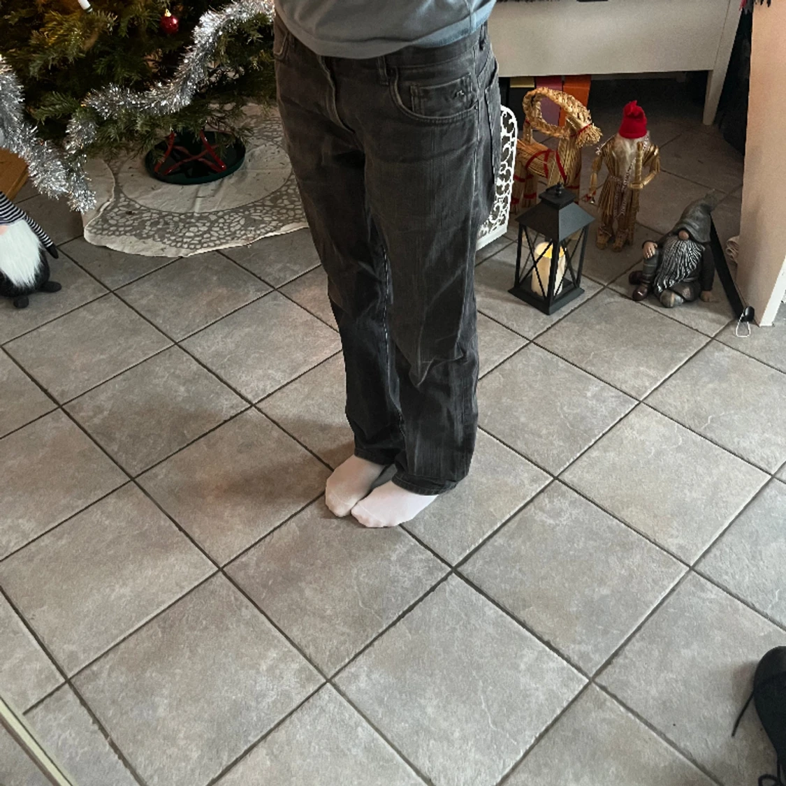 Low waist straight jeans - 91