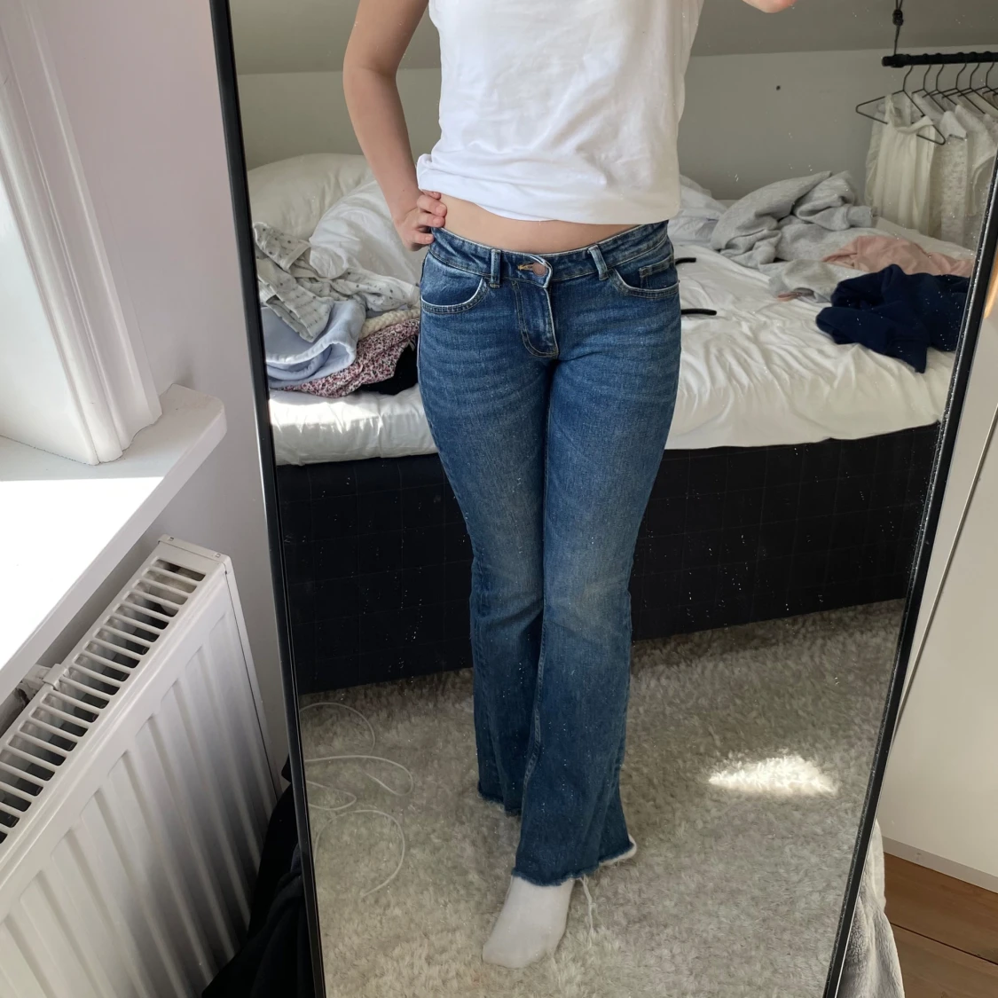 Lågmidjade jeans