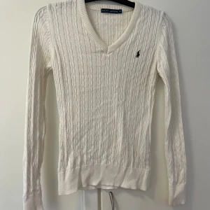 Vit Ralph lauren tröja - Använd ett fåtal gånger
