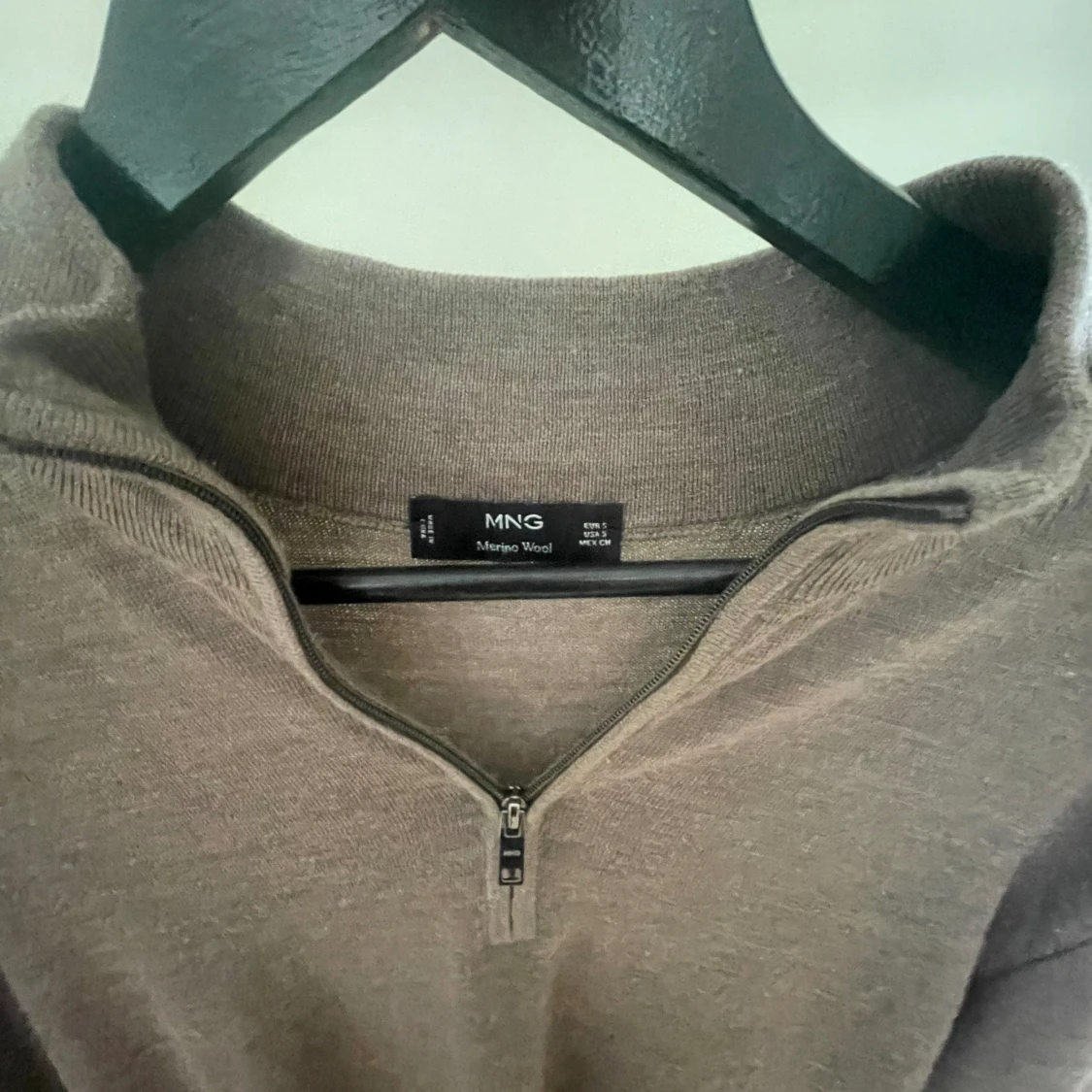 100% merinoull half zip - 90