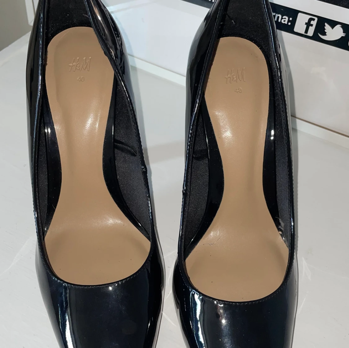 Svarta high heels - 90