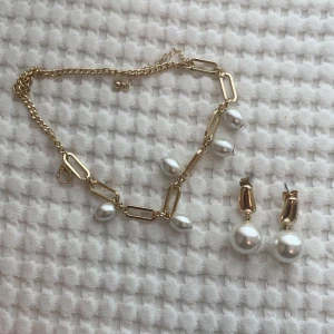 Halsband, örhängen  - Superfint armband man kan även ha de som halsband och par örhängen perfekt för sommar 