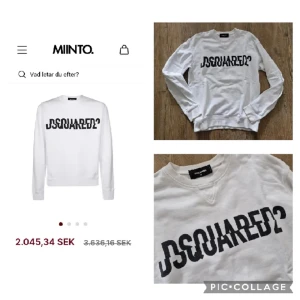 Dsquared  - Dsquared collegetröja, äkta, size S herr Begagnat skick,  nötning och slitage finns