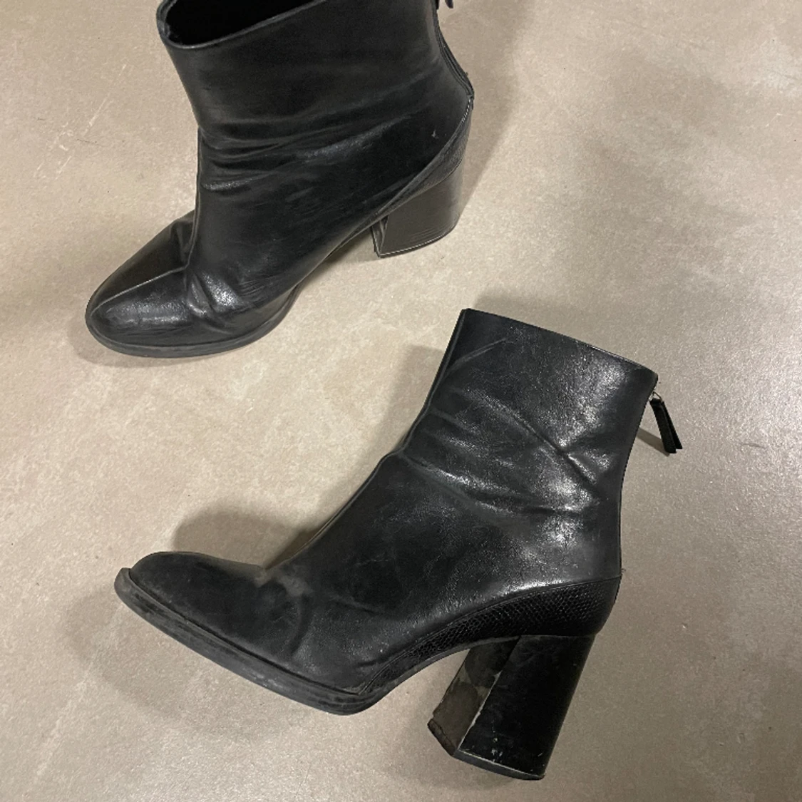 Zara boots stövletter med klack - 90