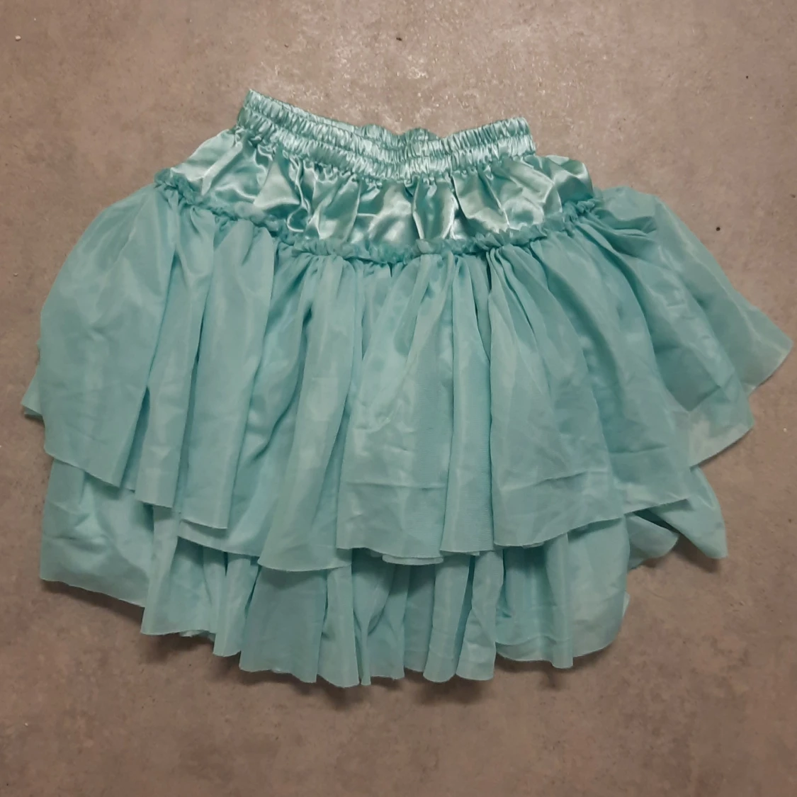 Turkos bodyline kjol